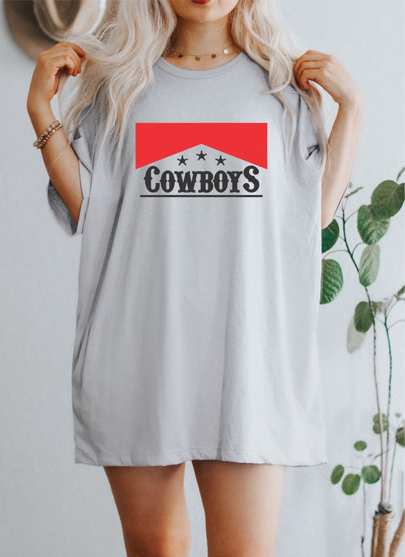 Cowboys Red Design Softstyle Tee