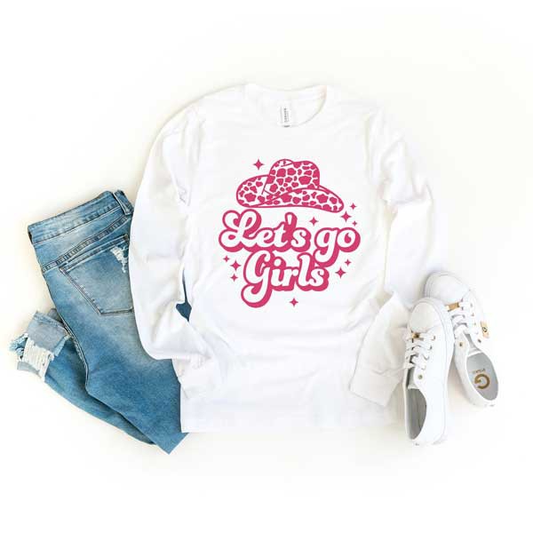 let's Go Girls Leopard Hat Long Sleeve
