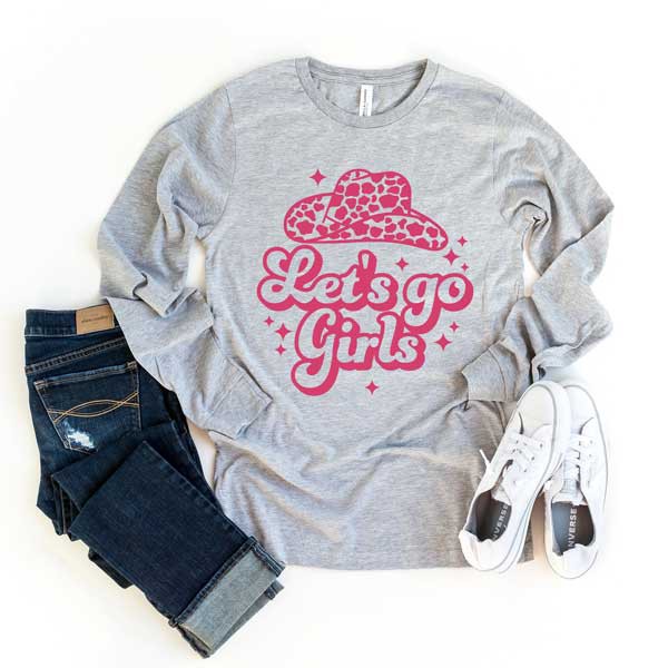 let's Go Girls Leopard Hat Long Sleeve